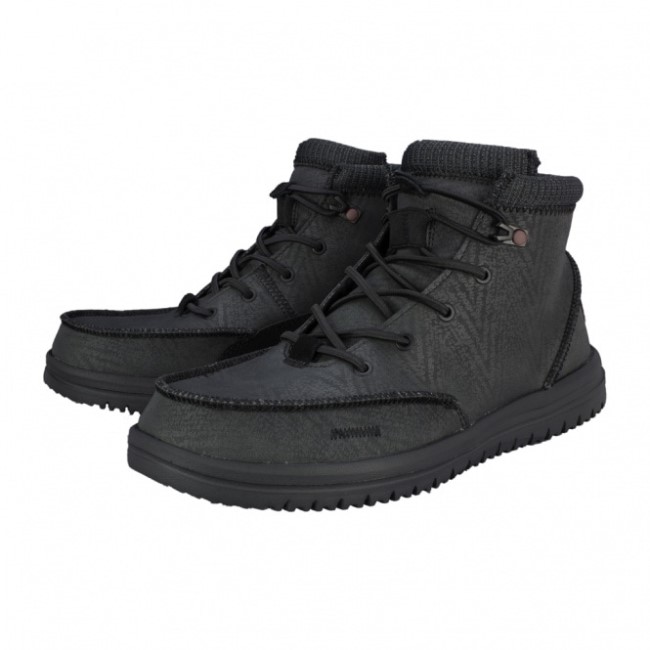 Heydude España Bradley Cuero Reciclado Negro Grafito