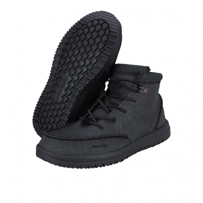 Heydude España Bradley Cuero Reciclado Negro Grafito