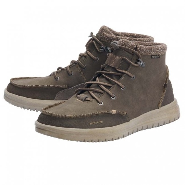 Heydude España Bradley Cuero Reciclado Chocolate