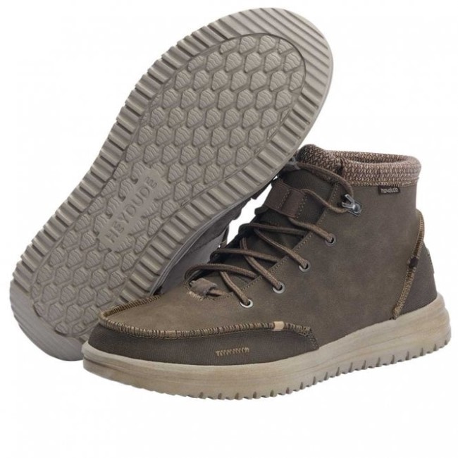 Heydude España Bradley Cuero Reciclado Chocolate