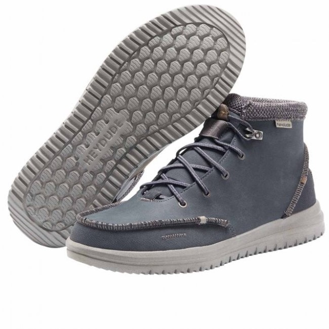 Heydude España Bradley Cuero Reciclado Azul Profundo