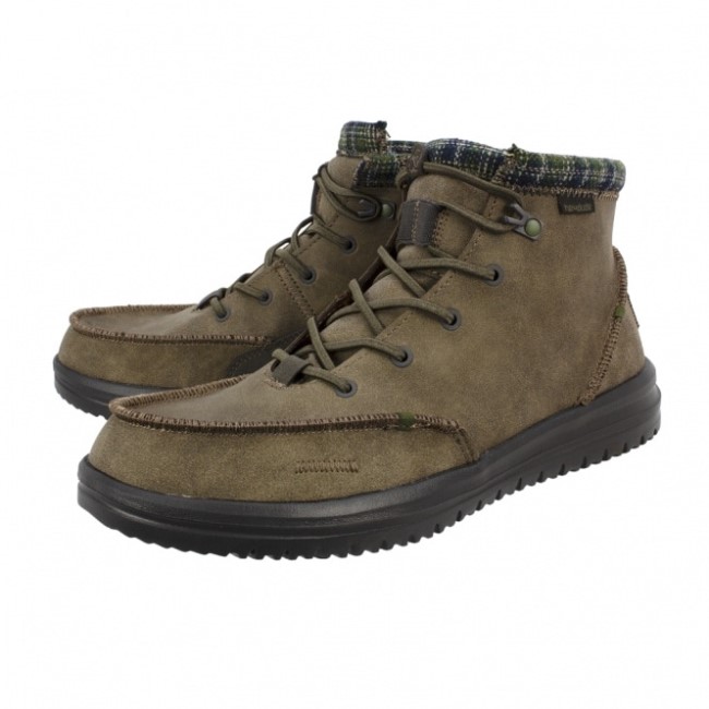 Heydude España Bradley Cuero Reciclado Caoba