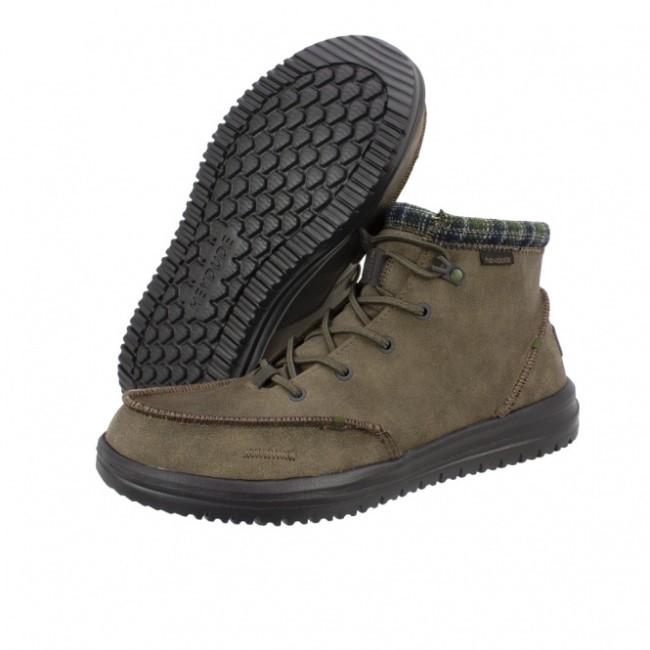 Heydude España Bradley Cuero Reciclado Caoba