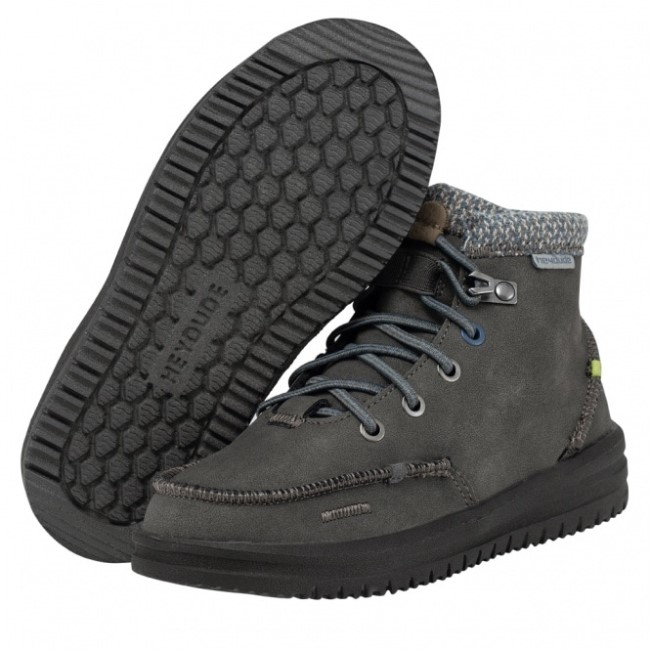 Heydude España Bradley Juvenil Cuero Reciclado Granito