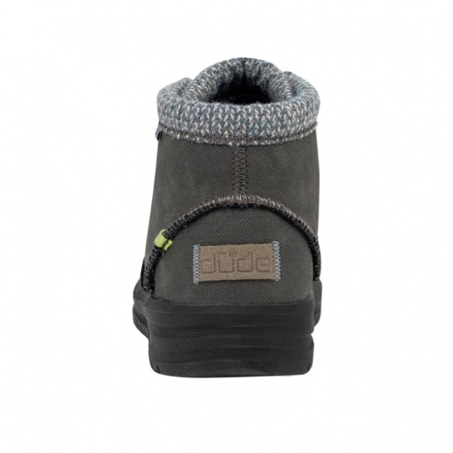 Heydude España Bradley Juvenil Cuero Reciclado Granito