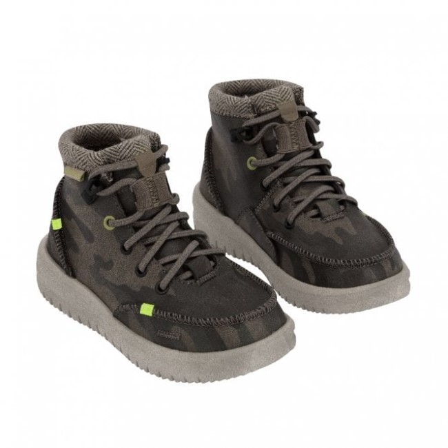 Heydude España Bradley Juvenil Cuero Reciclado Woodland Camo