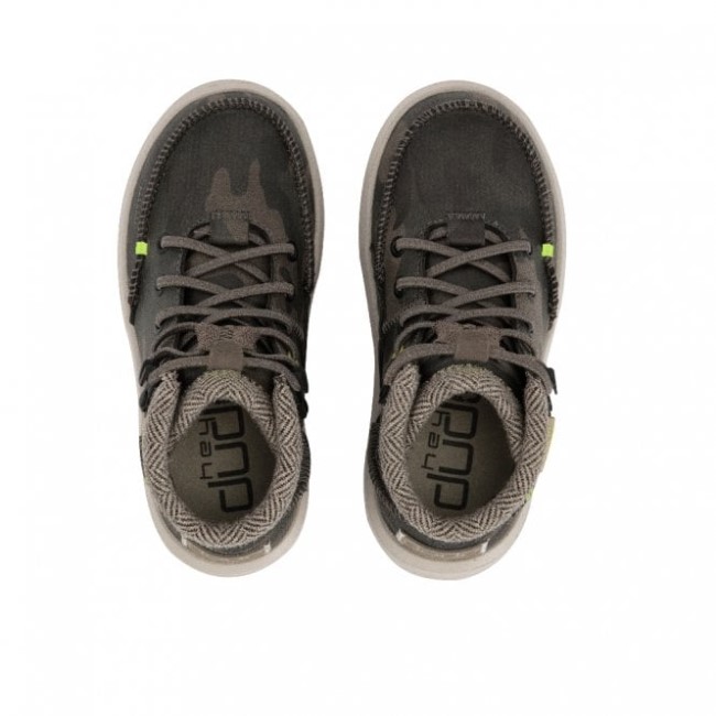 Heydude España Bradley Juvenil Cuero Reciclado Woodland Camo