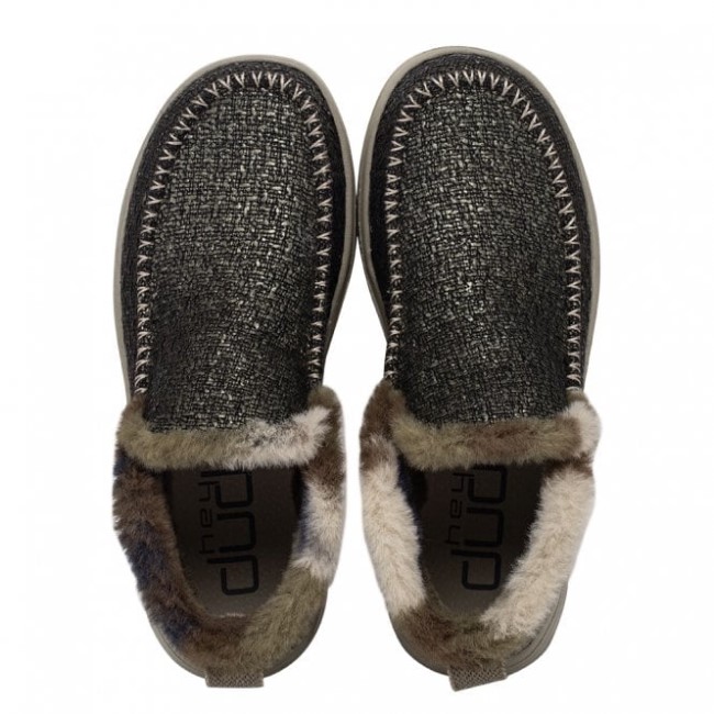 Heydude España Denny Mezcla Lana Verde Vidriado