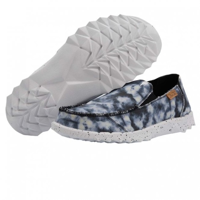 Heydude España Farty Print Lona Tie Dye Negro