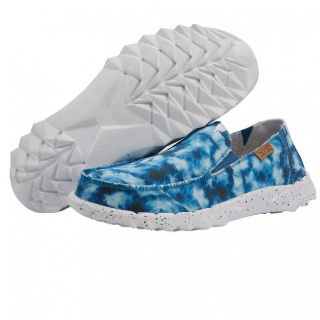 Heydude España Farty Lona Estampada Tie Dye Azul
