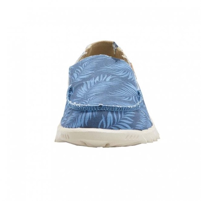 Heydude España Farty Lona Estampada Azul Tropical