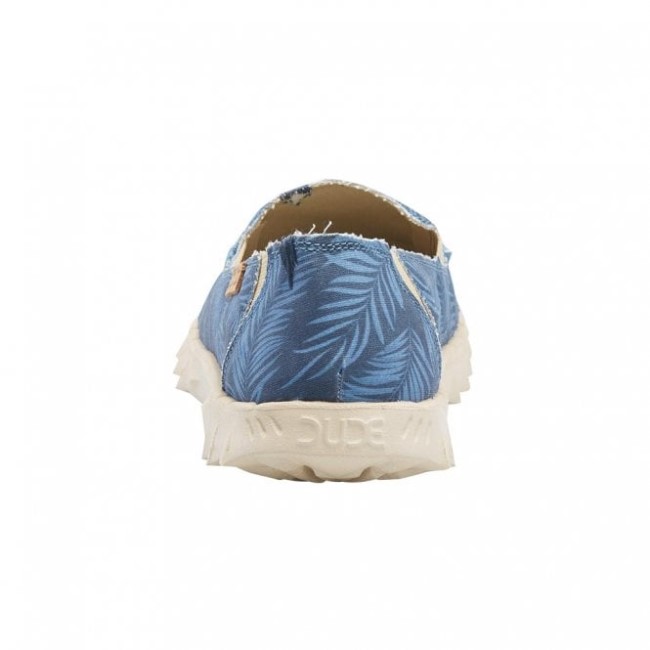 Heydude España Farty Lona Estampada Azul Tropical