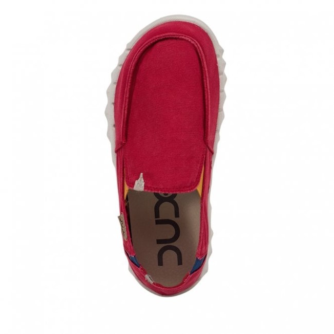 Heydude España Farty Lona Lavada Rojo Lava