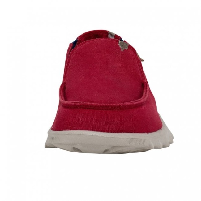 Heydude España Farty Lona Lavada Rojo Lava