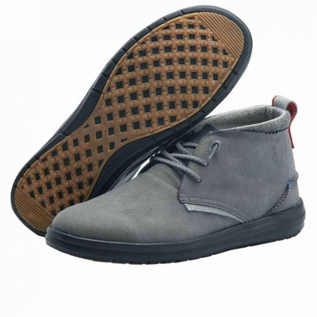 Heydude España Jack Piel Reciclada Gris Oscuro