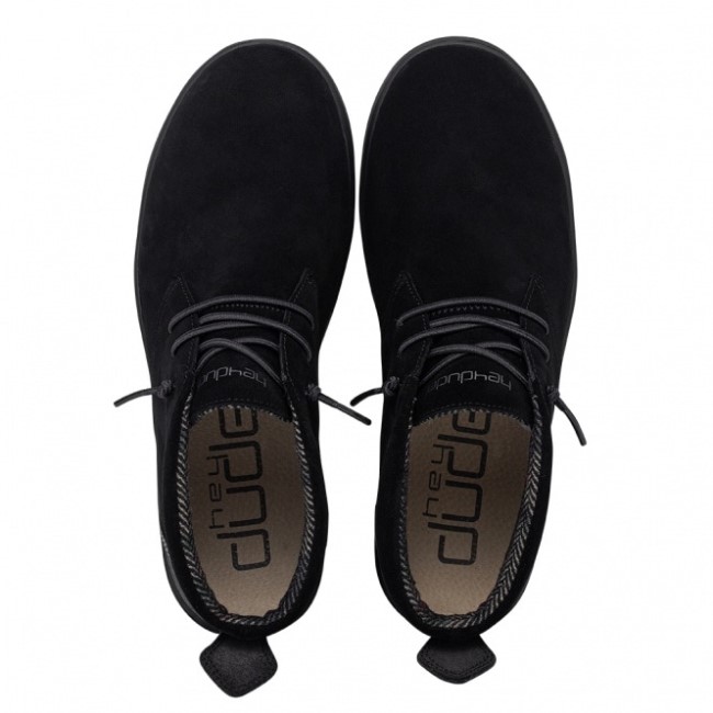 Heydude España Jo Suede Jet Black
