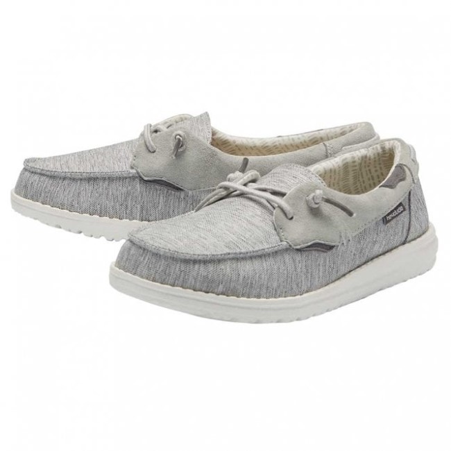 Heydude España Laila Lily Chambray Gris Hielo
