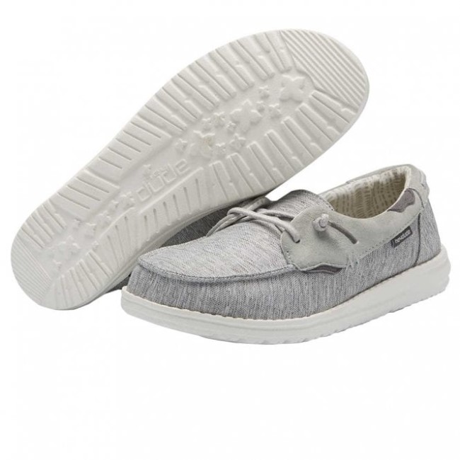 Heydude España Laila Lily Chambray Gris Hielo