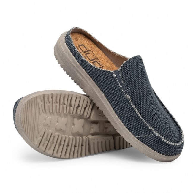 Heydude España Marty Natural Night Blue Slip On Mule