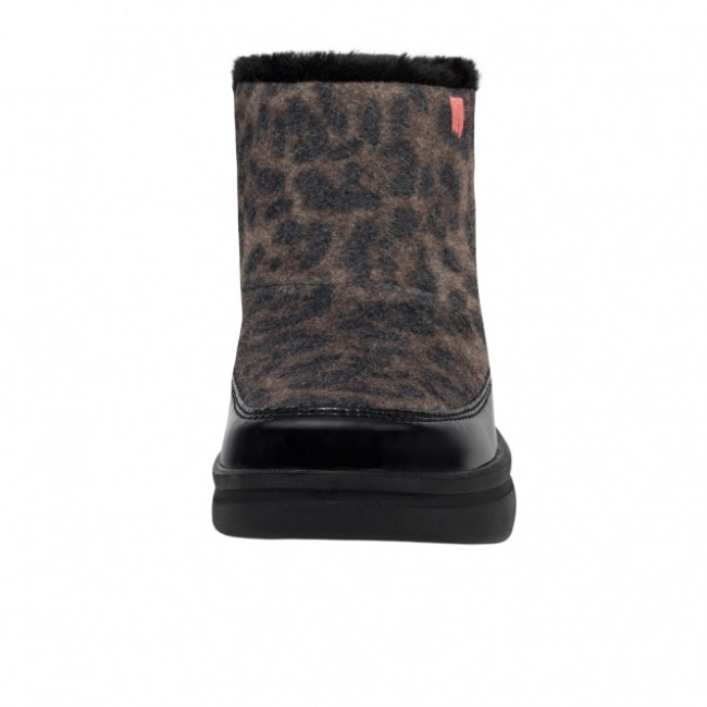 Heydude España Mel Juvenil Mezcla Lana Leopardo Negro