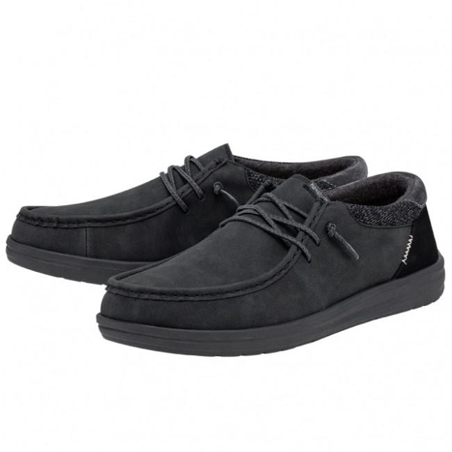 Heydude España Paul Piel Reciclada Carboncillo