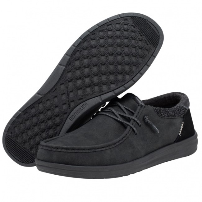 Heydude España Paul Piel Reciclada Carboncillo