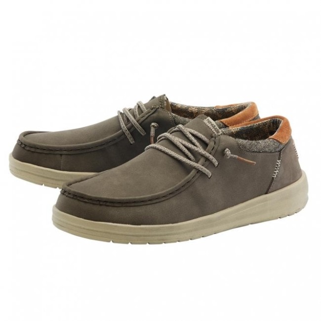 Heydude España Paul Cuero Reciclado Chocolate