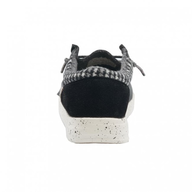 Heydude España Polly Cuero Reciclado Negro