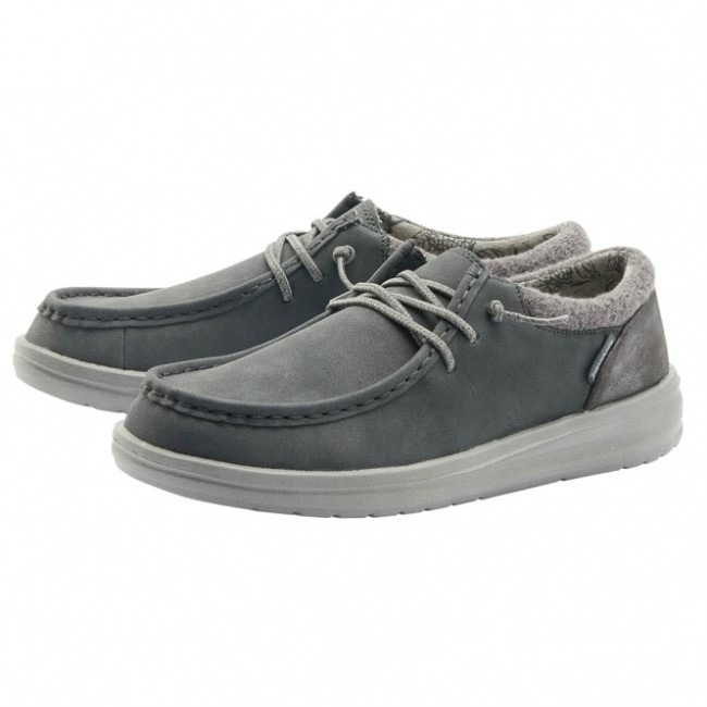 Heydude España Polly Cuero Reciclado Azul Profundo