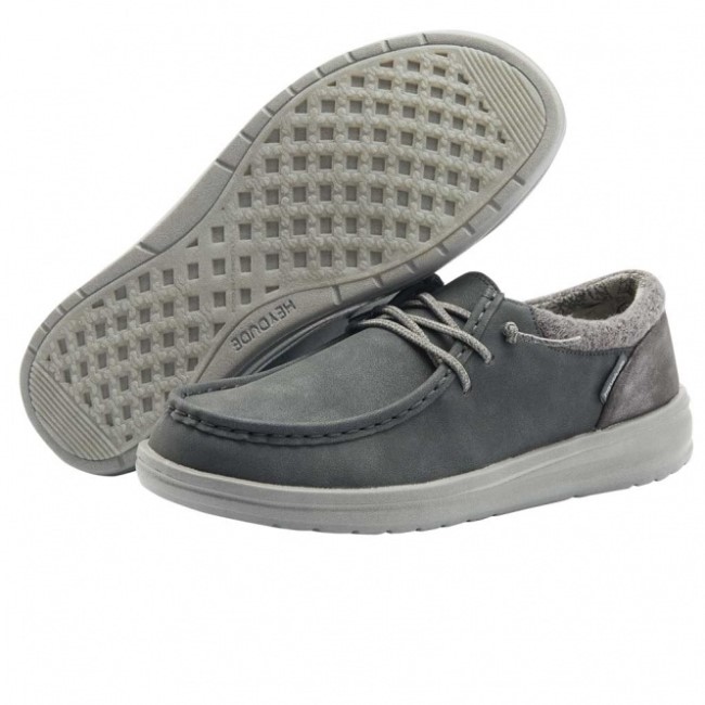 Heydude España Polly Cuero Reciclado Azul Profundo