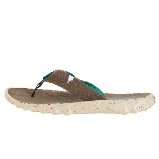 Heydude España Sava Funk Wenge Canvas Flip Flop