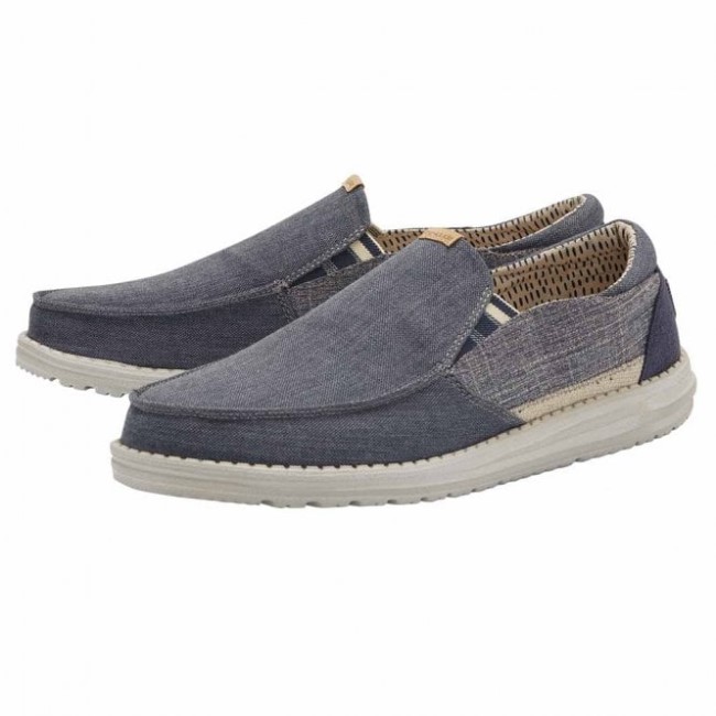 Heydude España Thad Chambray Ombre Blue