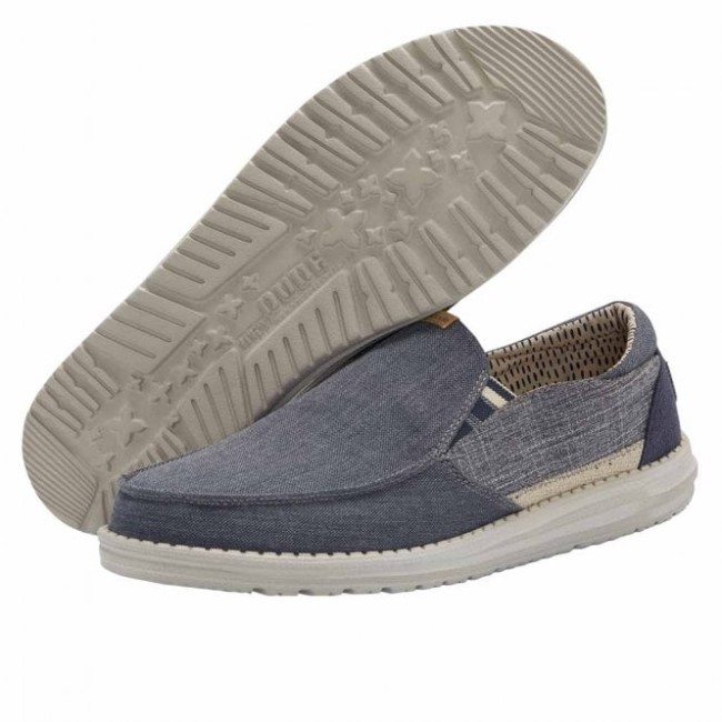 Heydude España Thad Chambray Ombre Blue