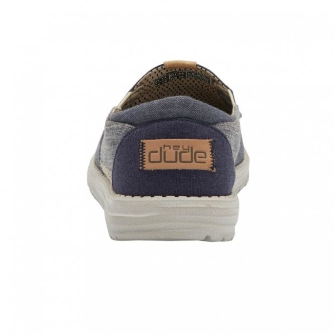 Heydude España Thad Chambray Ombre Blue