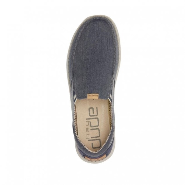 Heydude España Thad Chambray Ombre Blue