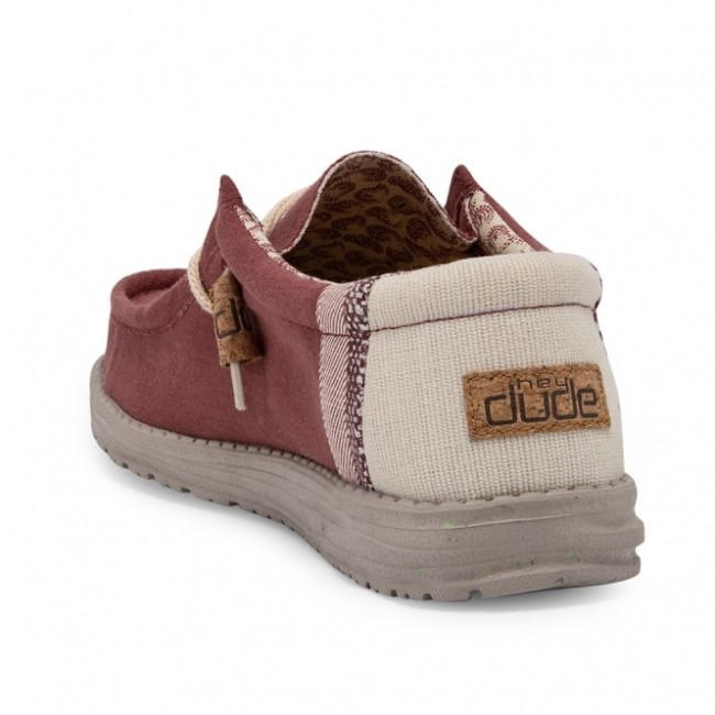 Heydude España Wally Ladrillo Lino Natural