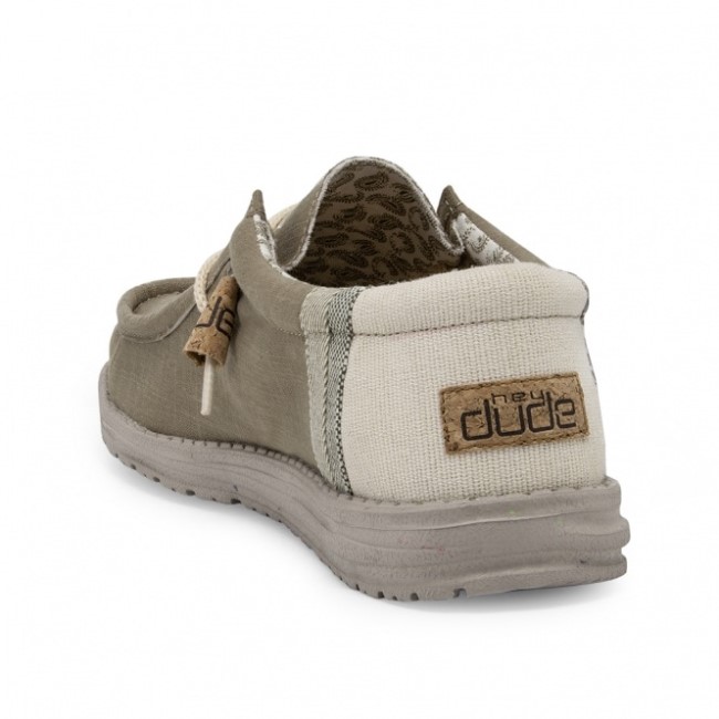 Heydude España Wally Lino Natural Salvia Mow