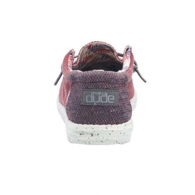 Heydude España Wally Sox Rojo Lavado