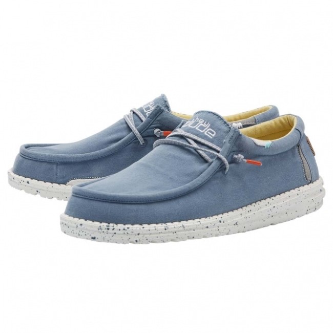 Heydude España Wally Lona Lavada Bluestone Amarillo