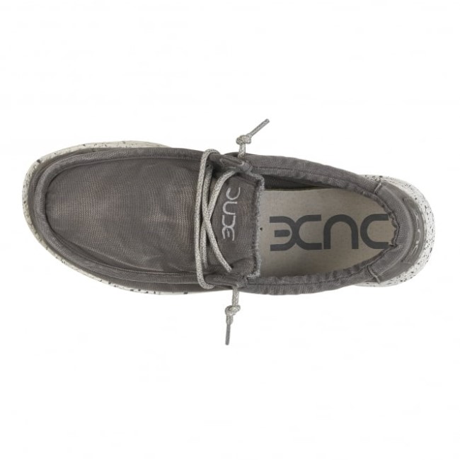 Heydude España Wally Lienzo Lavado Gris Oscuro