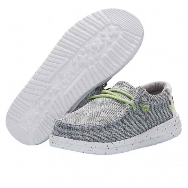 Heydude España Wally Juventud Medias Piedra Blanco