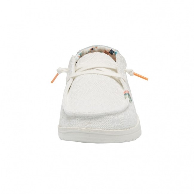 Heydude España Wendy Boho Crochet Blanco