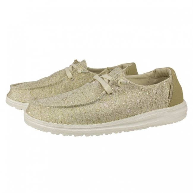 Heydude España Wendy Chambray Beige Brillo