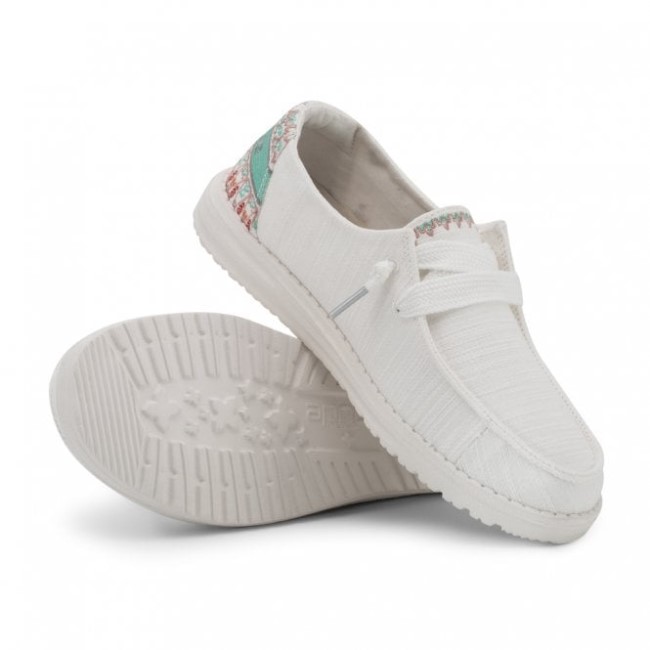 Heydude España Wendy Chambray Lirio Blanco