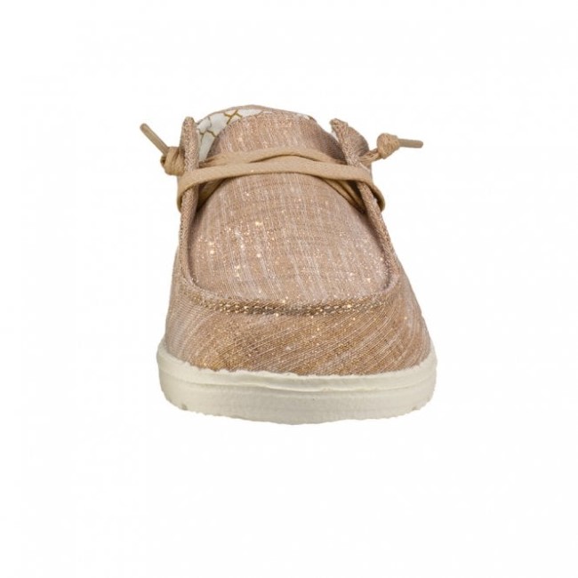 Heydude España Wendy Chambray Oro Rosa Brillo