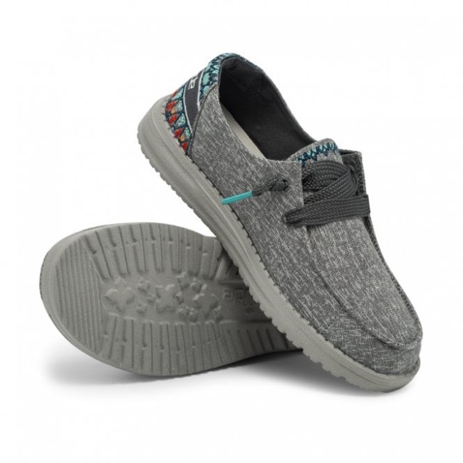 Heydude España Wendy Chambray Tulipán Gris