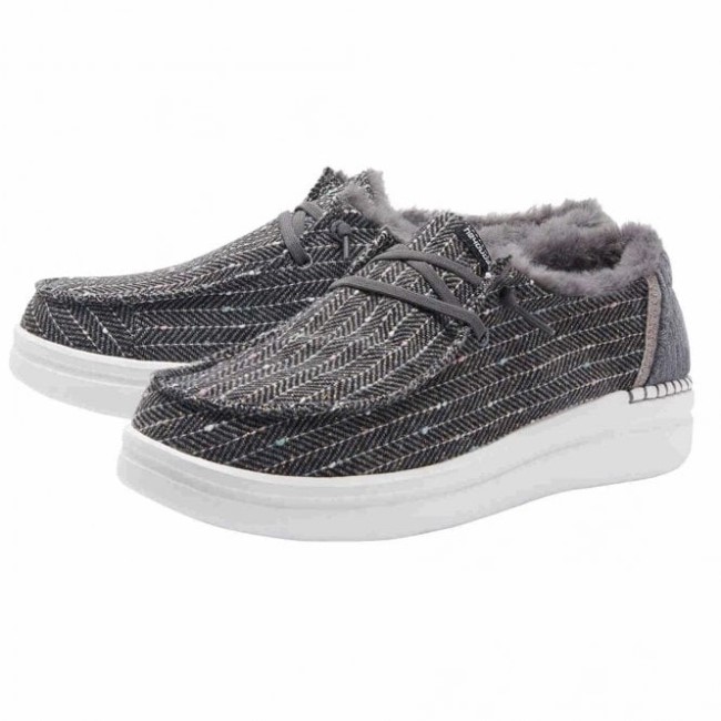 Heydude España Wendy Rise Chalet Black Herringbone
