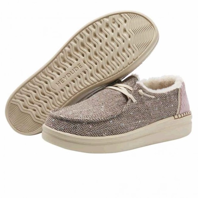 Heydude España Wendy Rise Chalet Marrones En Espiga