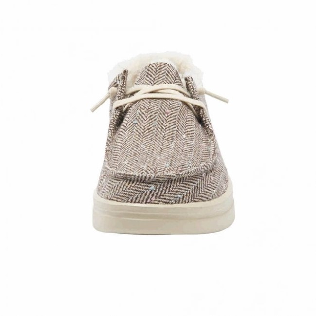 Heydude España Wendy Rise Chalet Marrones En Espiga