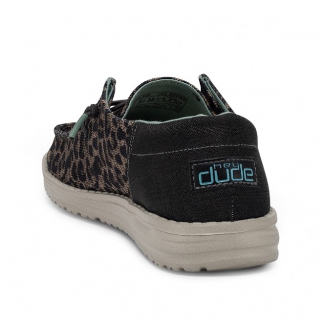 Heydude España Wendy Sox Leopardo Marrón